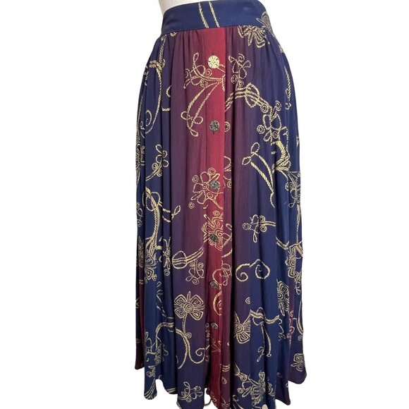 Vintage Carole Little Petites Size 4 Boho Jacket Blouse & Skirt Set - Picture 10 of 16